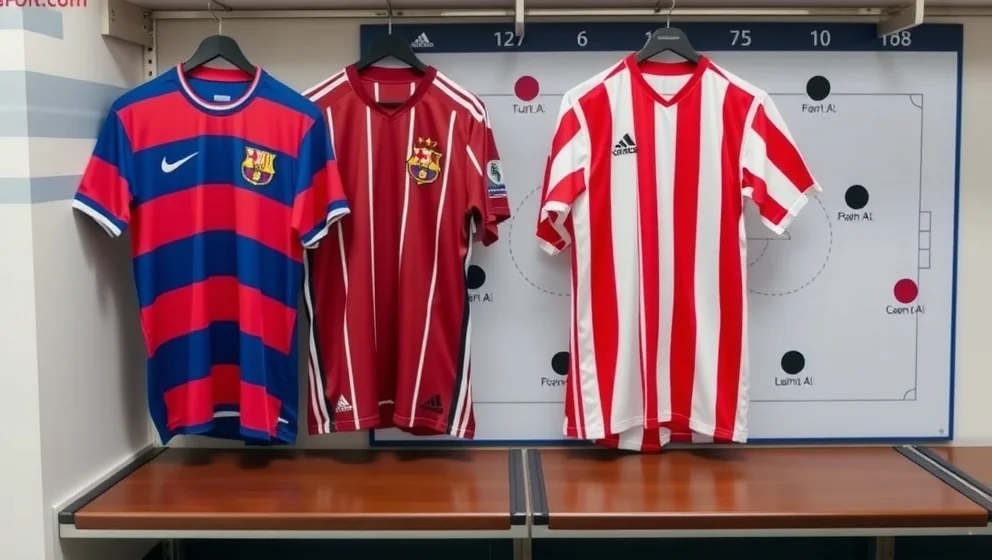 FC Barcelona mot Atlético Madrid laguppställning