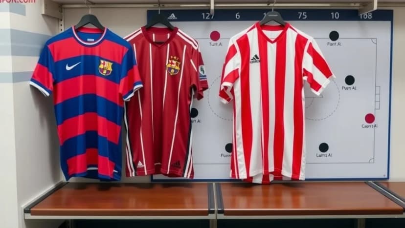 FC Barcelona mot Atlético Madrid laguppställning