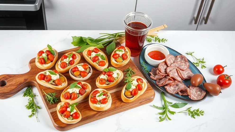 Goda förrätter du kan förbereda dagen före