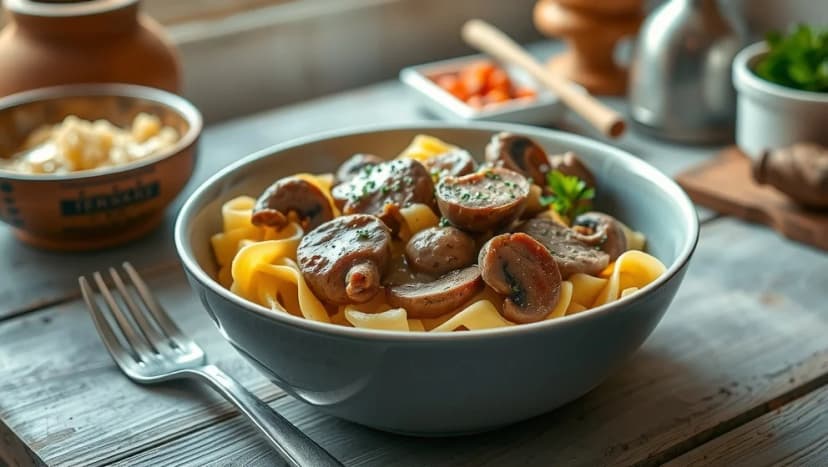 Godaste korv stroganoff du kan göra hemma