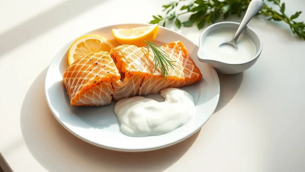 Kall sås till lax med crème fraiche