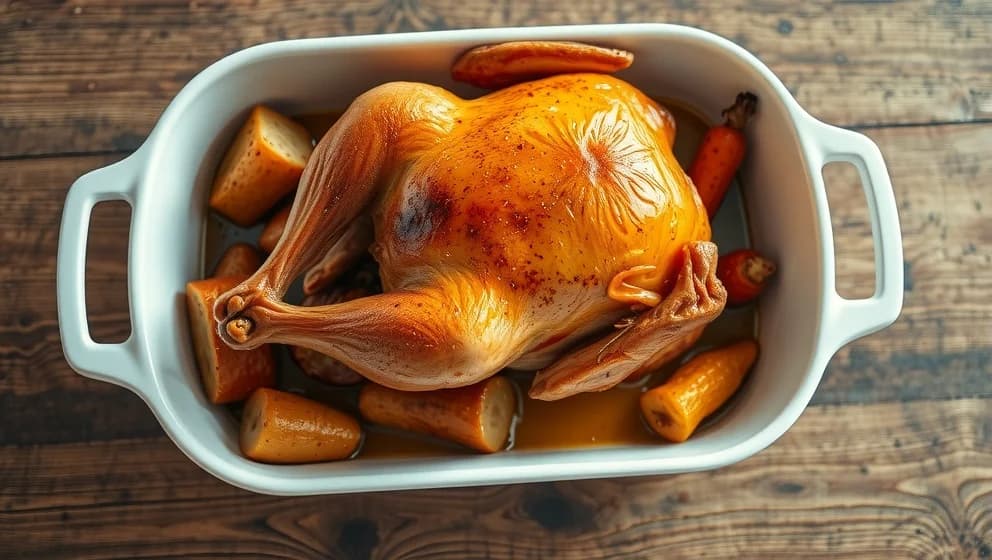 Kyckling i ugn med sås som blir verkligt god