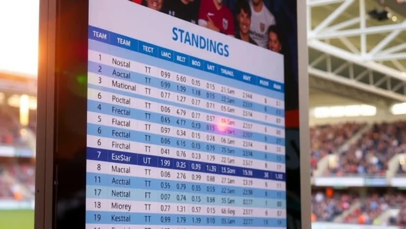 Poängställning i Västerås SK FK