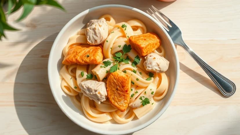 Världens godaste pasta med kyckling